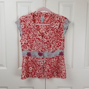 Anthropologie Odille Blouse EUC 0212